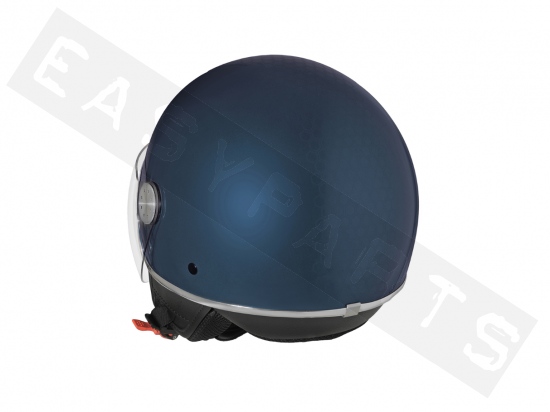 Helm Demi Jet PIAGGIO Mirror Blauw Oxygen B12 (STD)